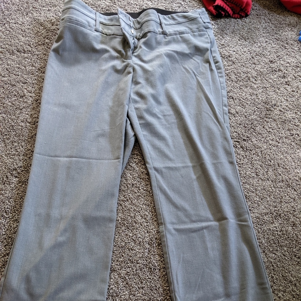Gray dress pant bootcut Maurice's sz 11/12. Comfy